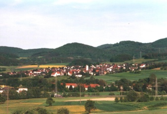 Ansicht von der Schutzhütte Dautphe 2001