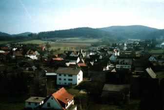 Blick auf die Hornbergstraße