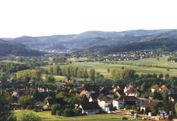 Blick von der Schutzhütte Richtung Biedenkopf  2001